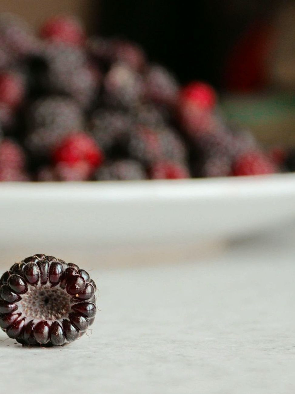 Uvas recién cortadas del viñedo